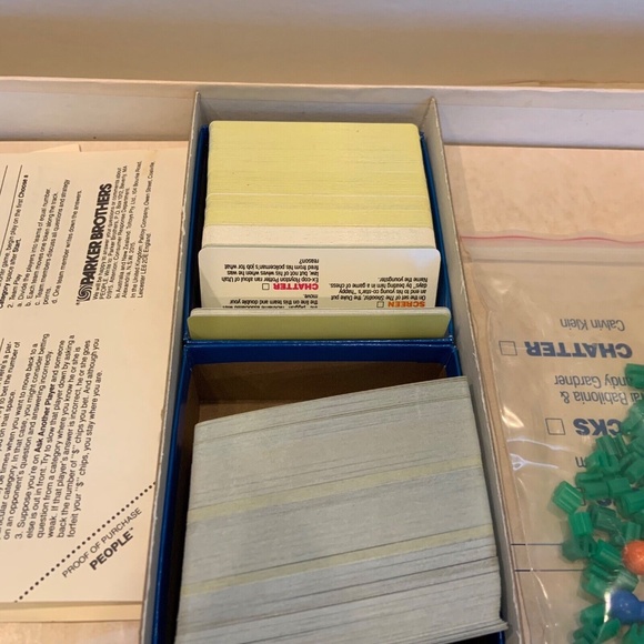 Vintage 1984 Parker Brothers People Weekly Trivia Game Nostalgia - Picture 8 of 15